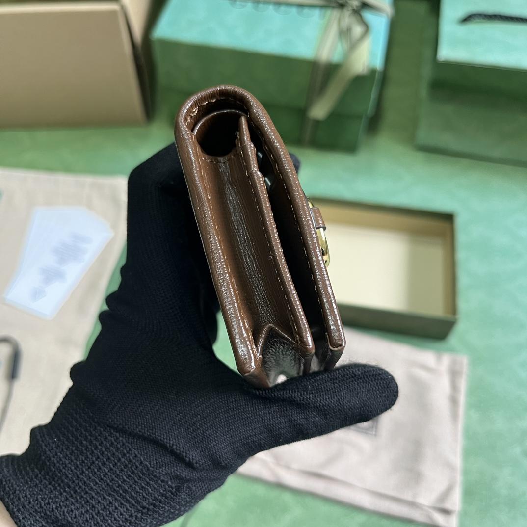 Gucci Horsebit 1955 Card Case Wallet - PerfectKickZ