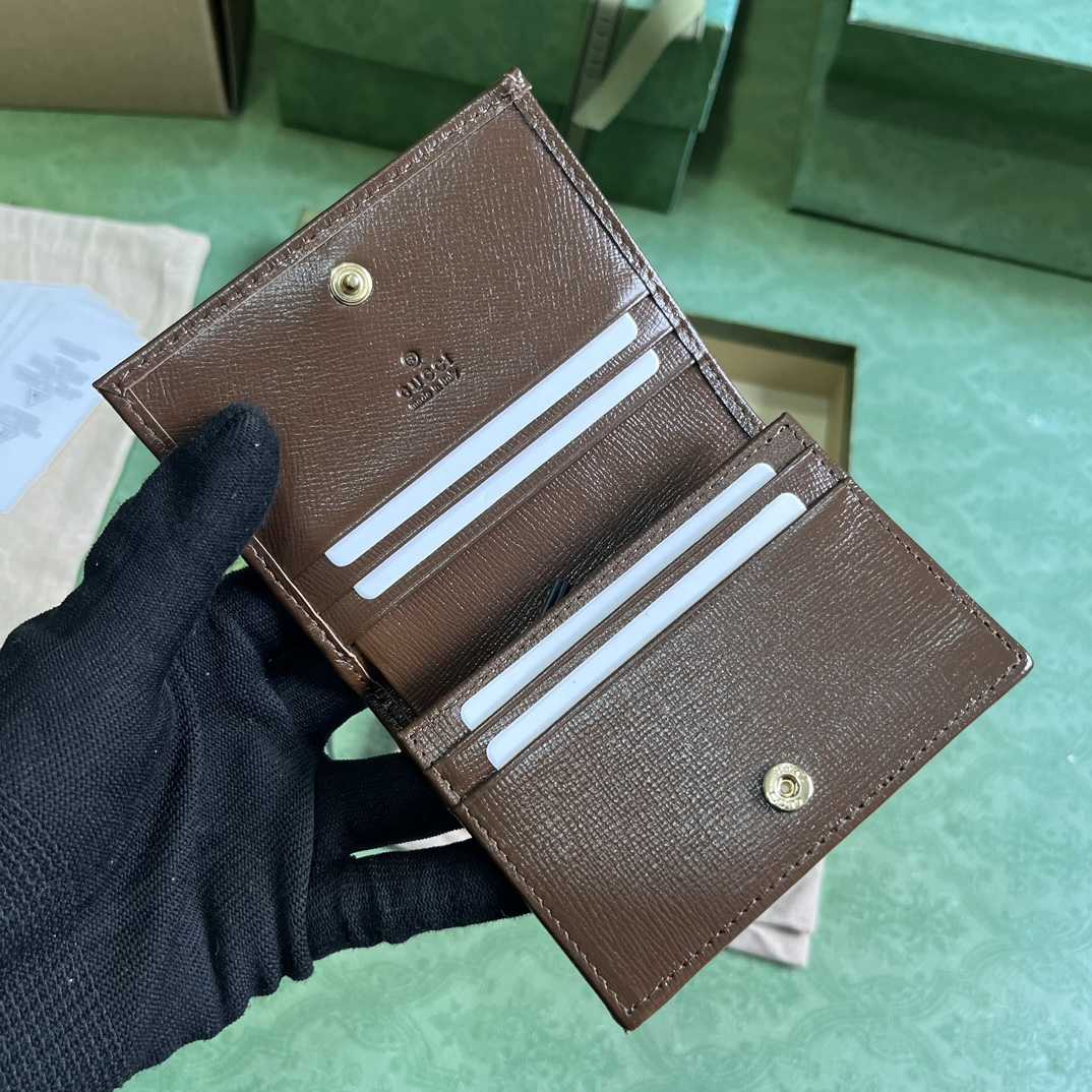 Gucci Horsebit 1955 Card Case Wallet - PerfectKickZ