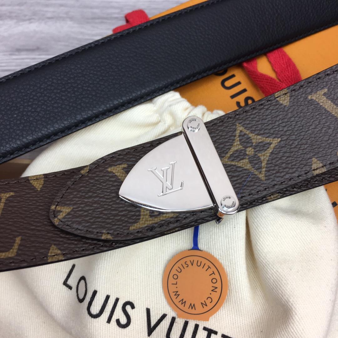Louis Vuitton LV Trunk 35mm Reversible Belt - PerfectKickZ