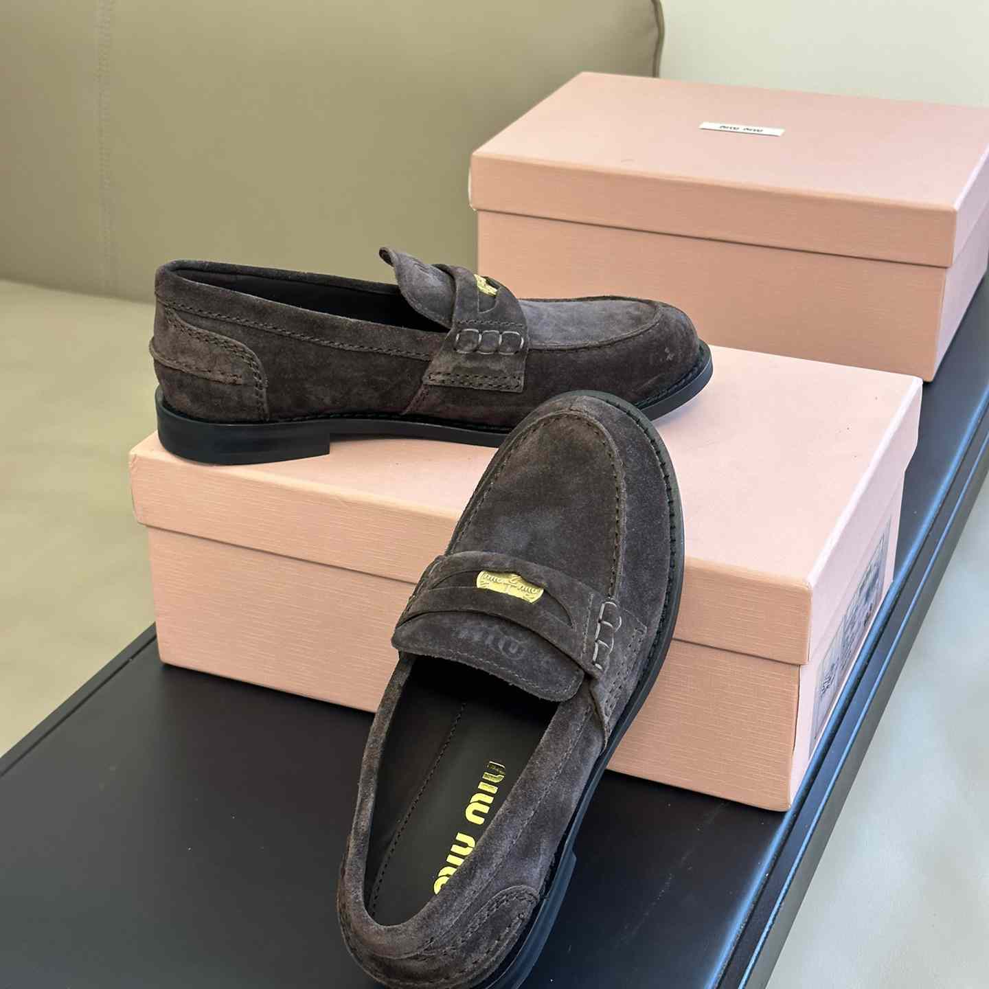 Miu Miu Suede Loafers - PerfectKickZ