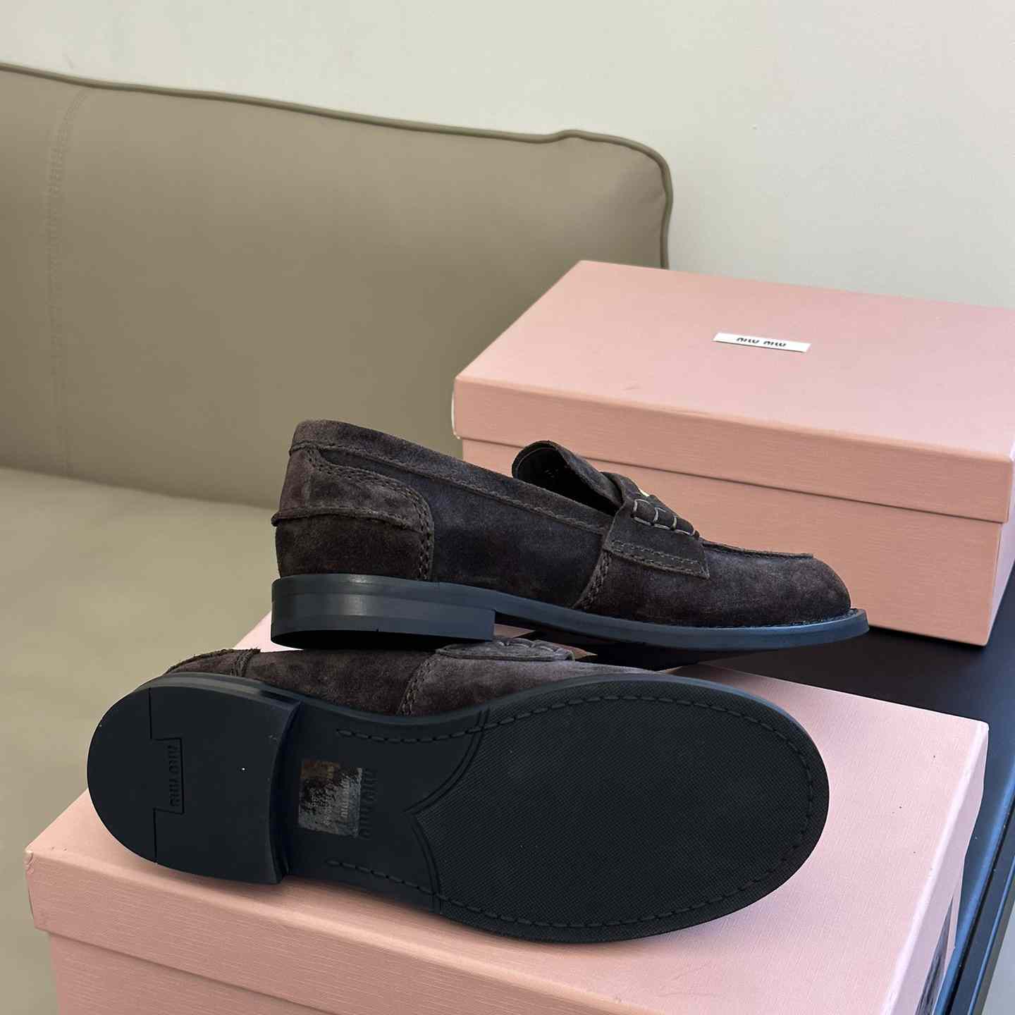 Miu Miu Suede Loafers - PerfectKickZ