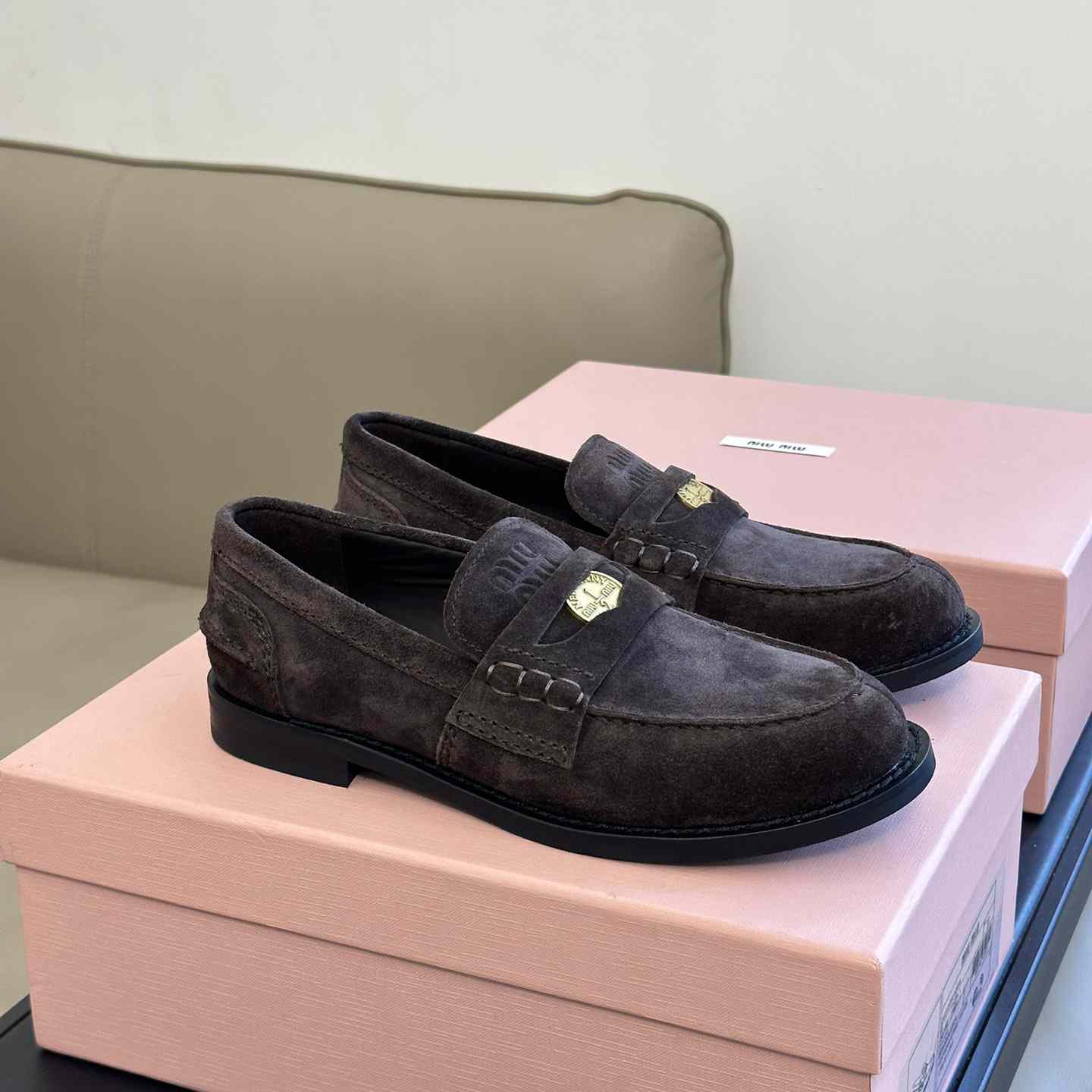 Miu Miu Suede Loafers - PerfectKickZ