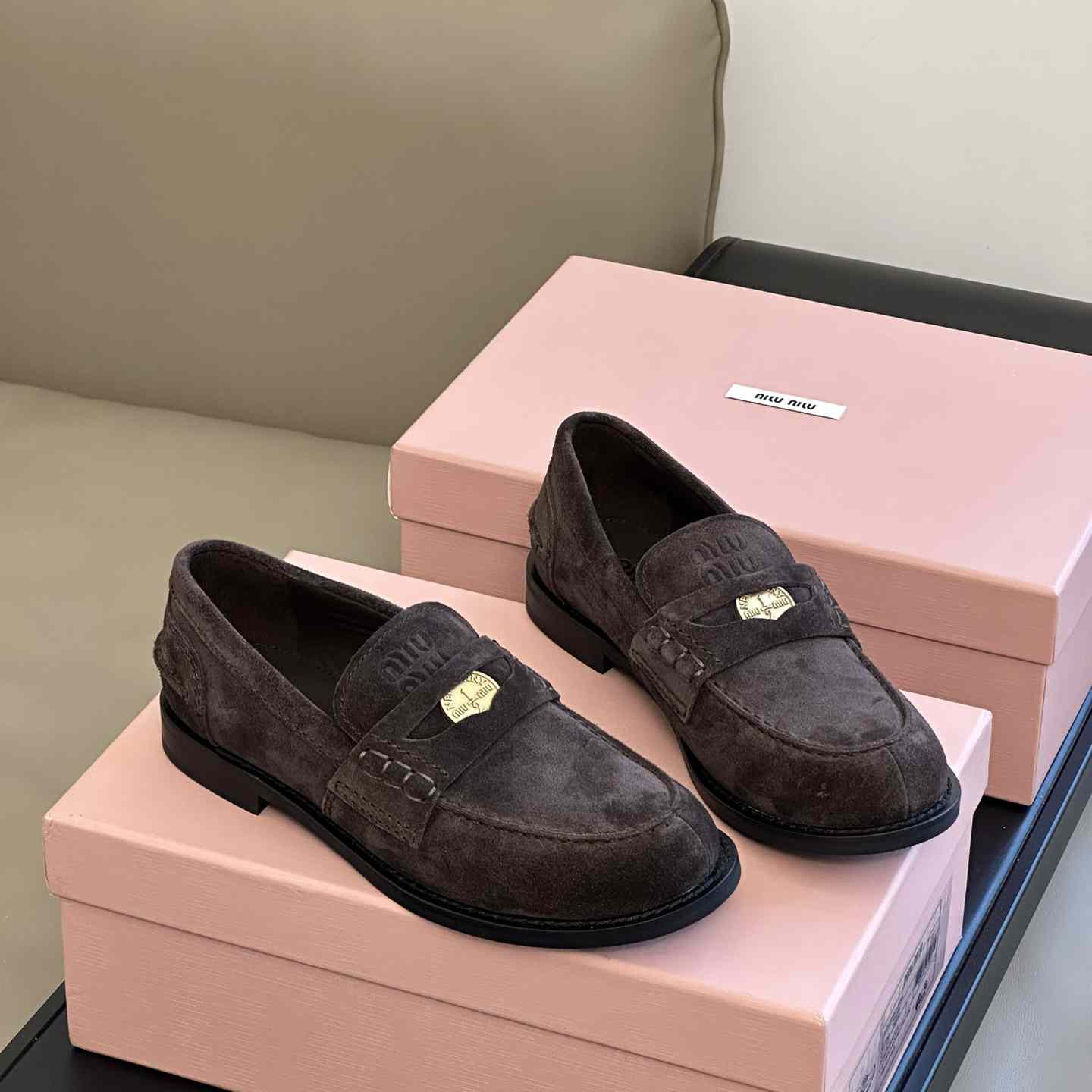 Miu Miu Suede Loafers - PerfectKickZ