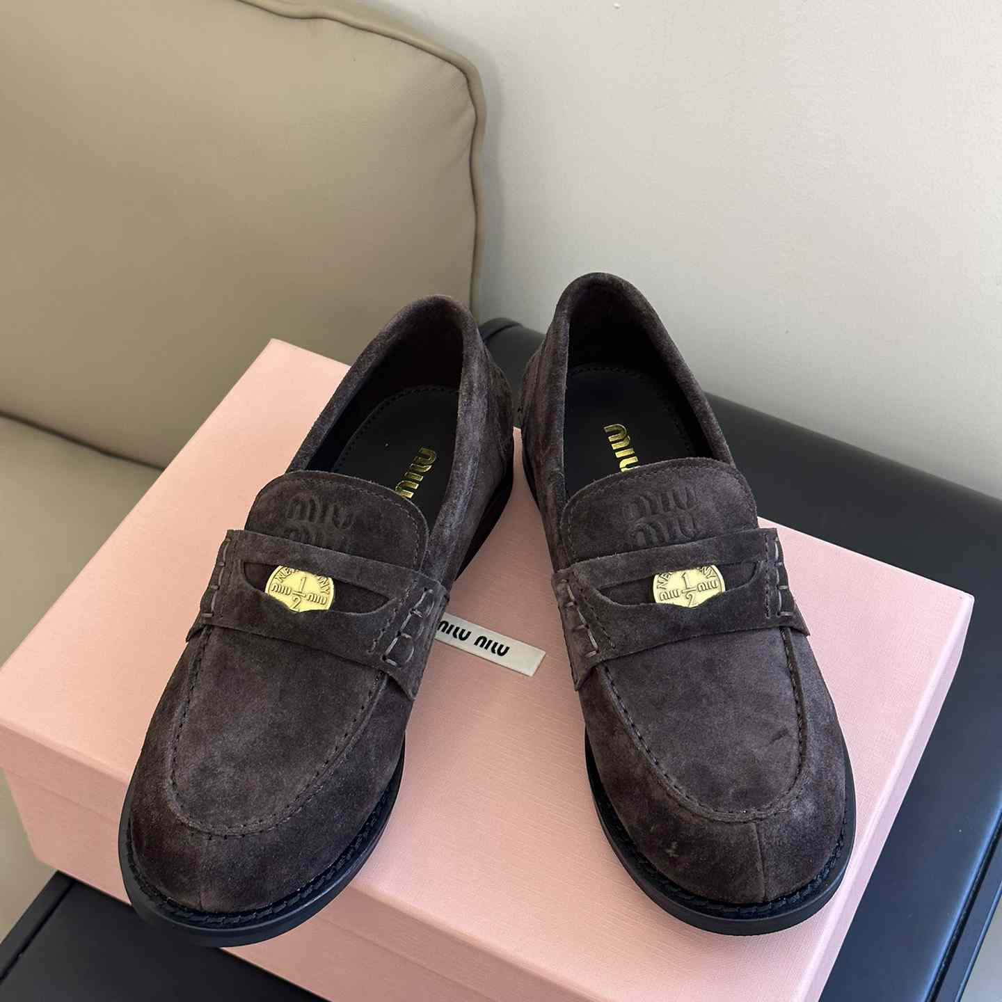 Miu Miu Suede Loafers - PerfectKickZ