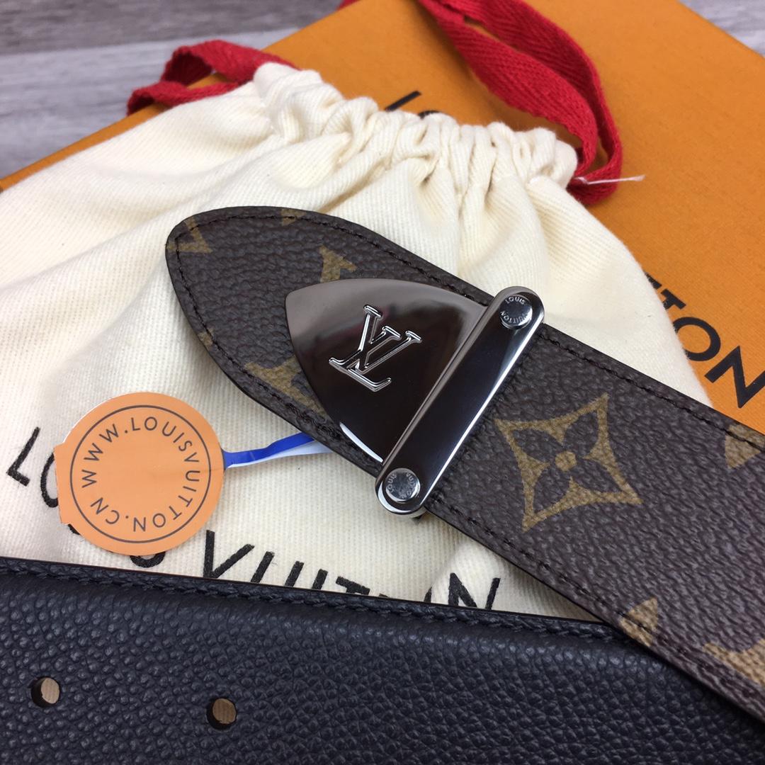 Louis Vuitton LV Trunk 35mm Reversible Belt - PerfectKickZ