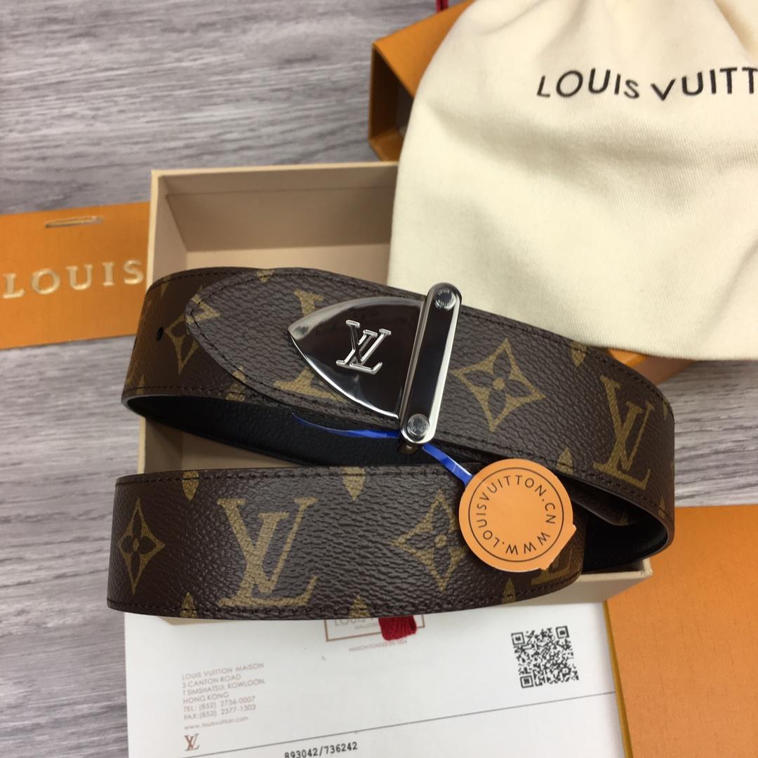 Louis Vuitton LV Trunk 35mm Reversible Belt - PerfectKickZ