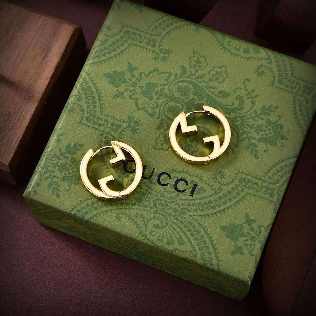 Gucci Blondie Hoop Earrings - PerfectKickZ