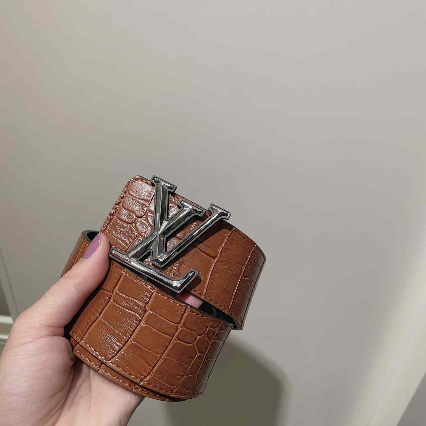 Louis Vuitton LV Pyramide 40mm Belt   - PerfectKickZ
