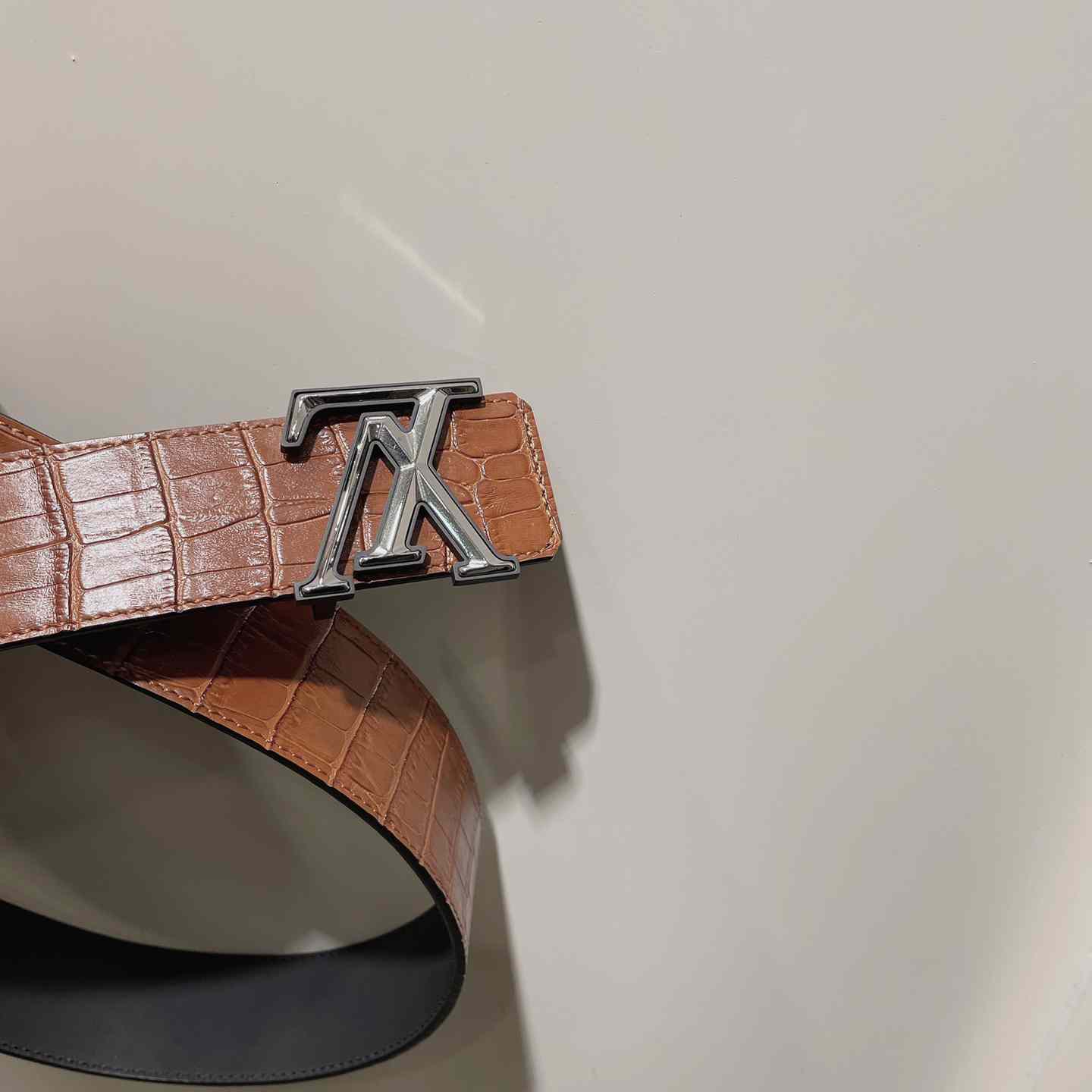 Louis Vuitton LV Pyramide 40mm Belt   - PerfectKickZ