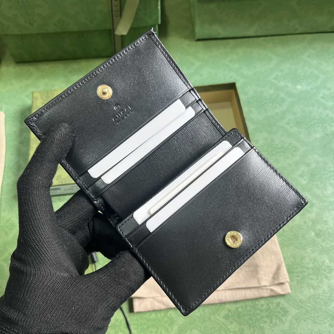 Gucci Horsebit 1955 Card Case Wallet - PerfectKickZ
