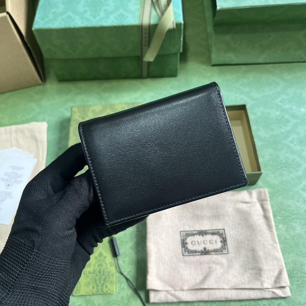 Gucci Horsebit 1955 Card Case Wallet - PerfectKickZ