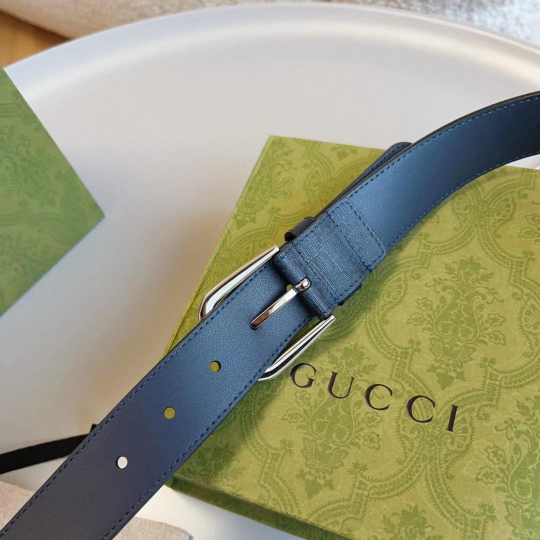 Gucci Belt With Interlocking G Detail - 
