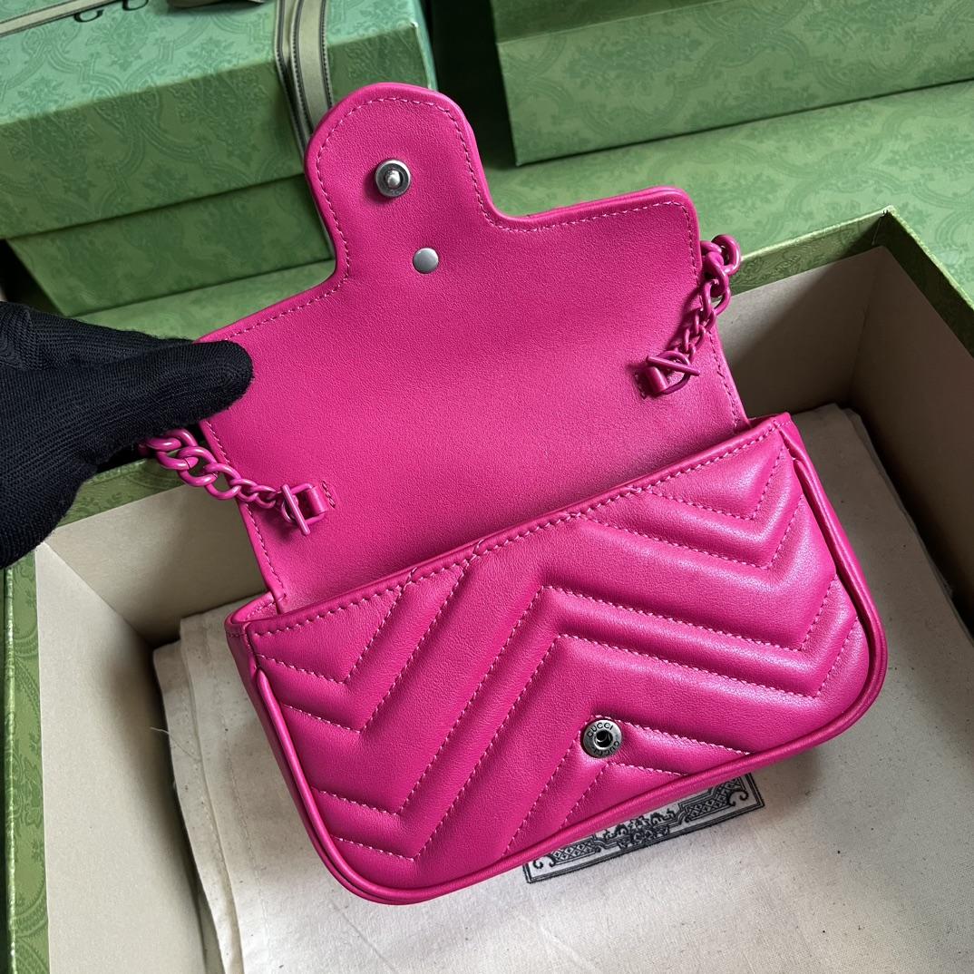 Gucci GG Marmont Belt Bag(16.5-10.2-5.1CM) - PerfectKickZ