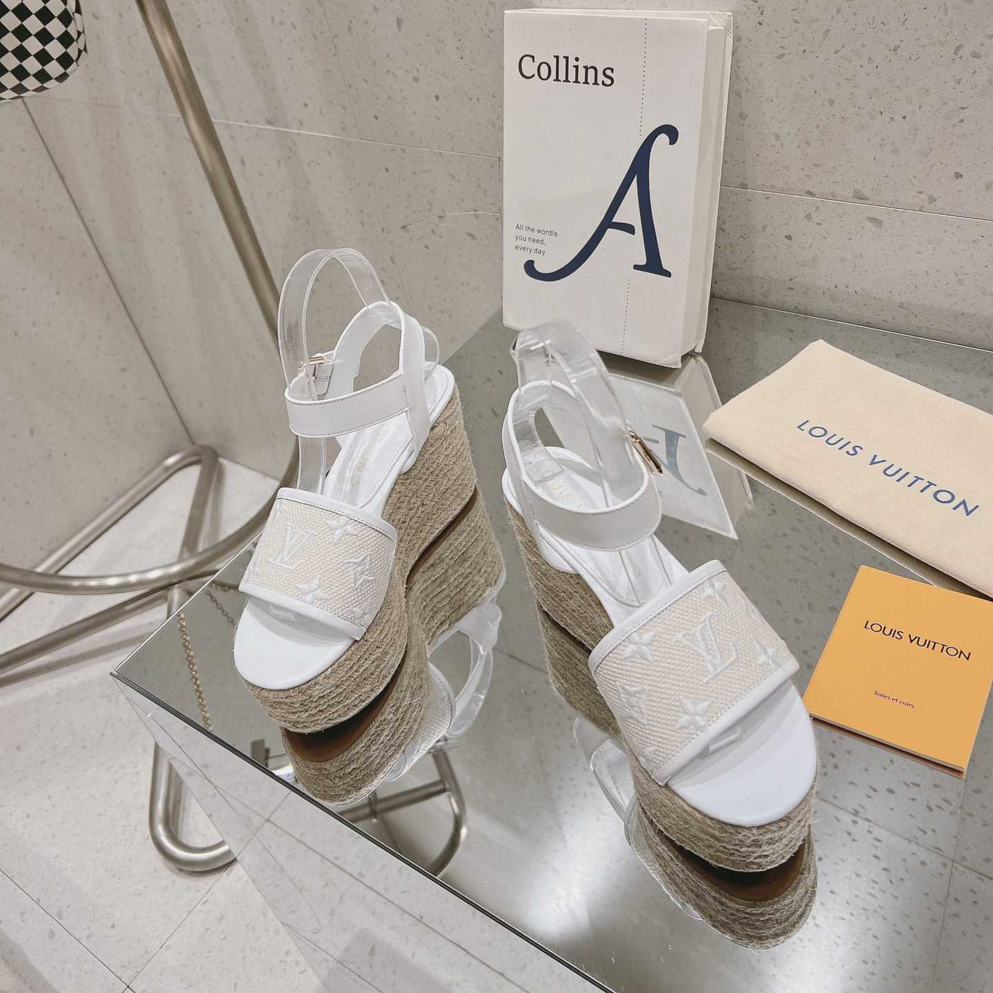 Louis Vuitton Starboard Wedge Sandal   - PerfectKickZ