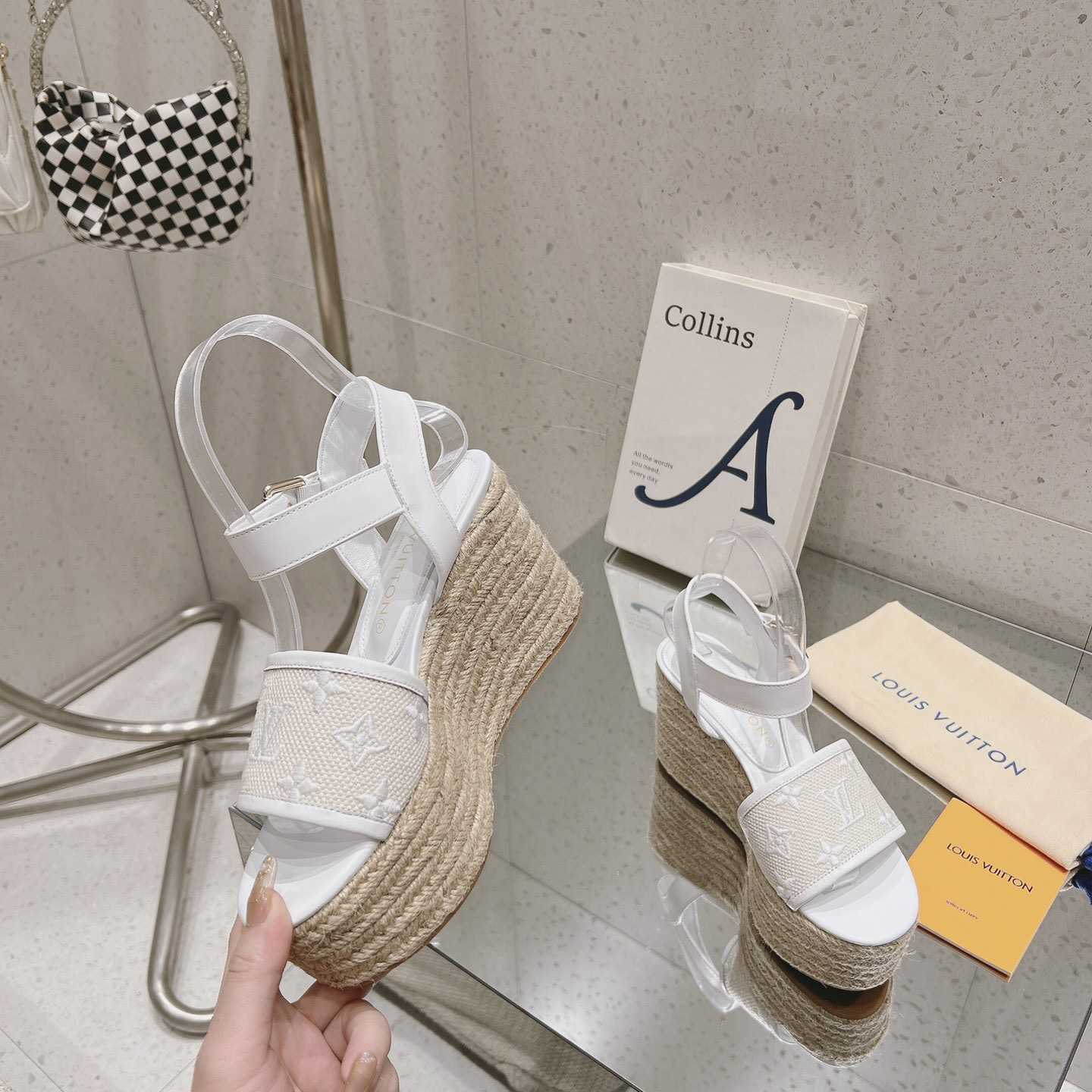 Louis Vuitton Starboard Wedge Sandal   - PerfectKickZ