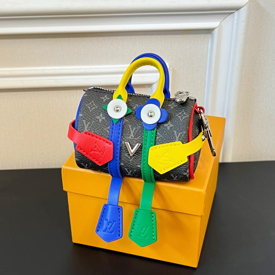 Louis Vuitton Mister Keepall Key Holder And Bag Charm    - 