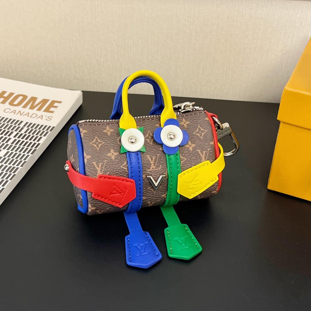 Louis Vuitton Mister Keepall Key Holder And Bag Charm    - 