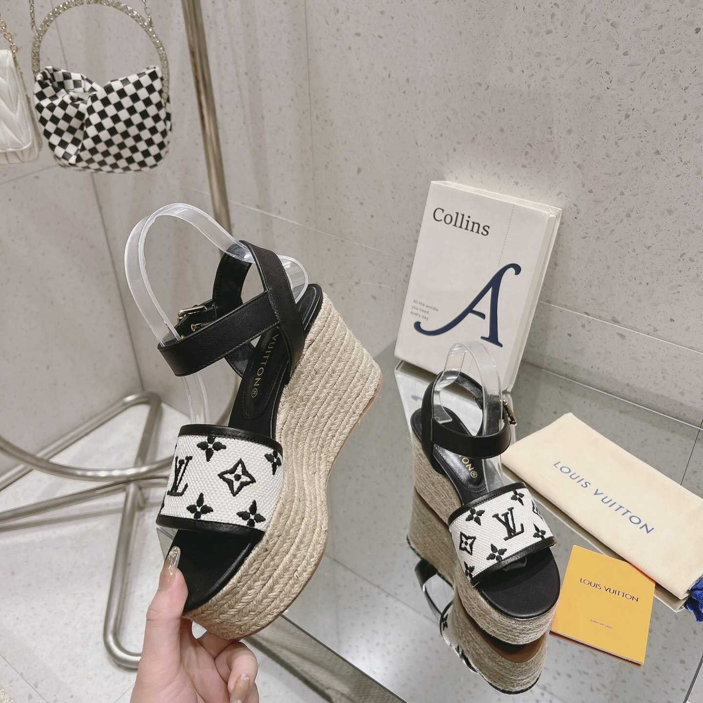 Louis Vuitton Starboard Wedge Sandal   - PerfectKickZ
