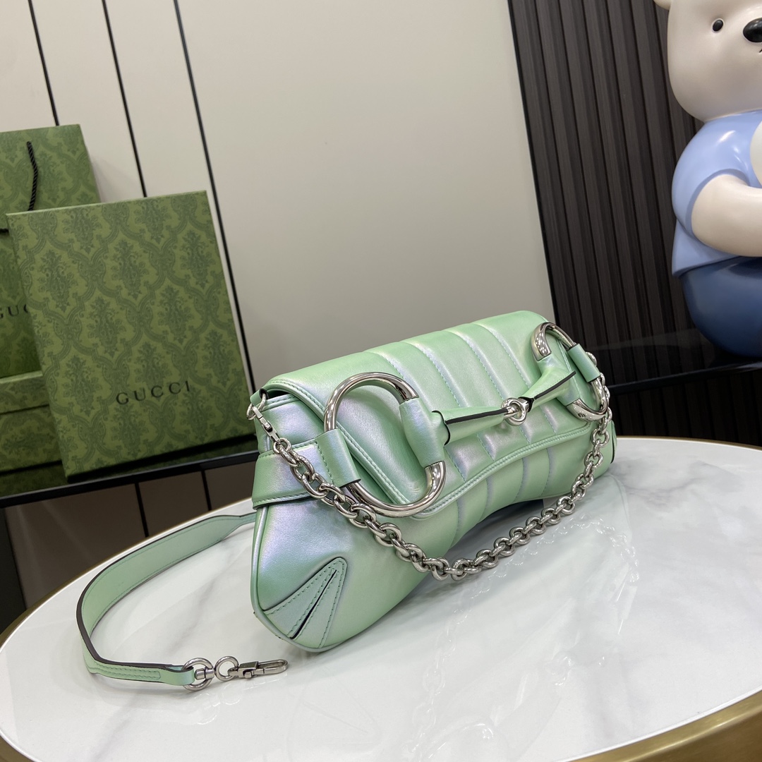 Gucci Horsebit Chain Medium Shoulder Bag (38x 15x 16cm) - PerfectKickZ