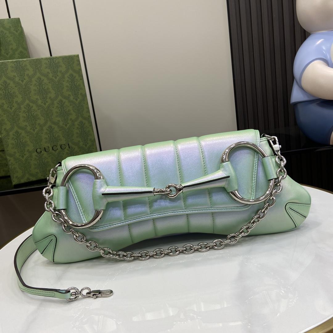 Gucci Horsebit Chain Medium Shoulder Bag (38x 15x 16cm) - PerfectKickZ