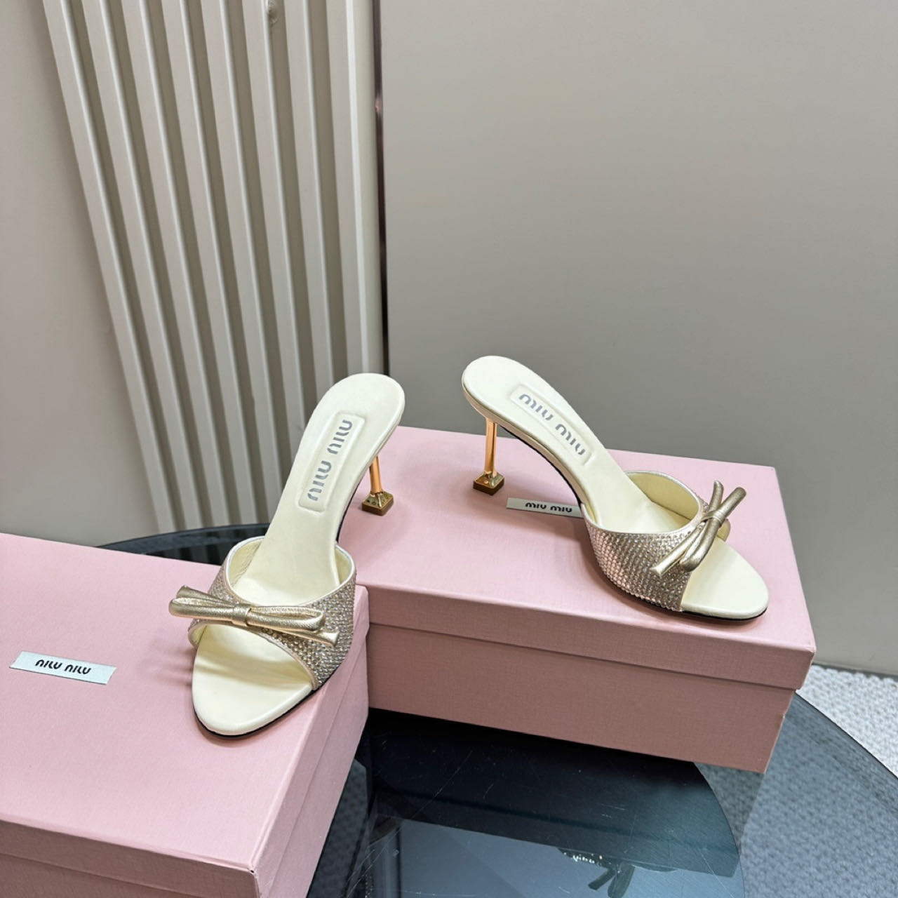 Miu Miu Satin Sandals - PerfectKickZ