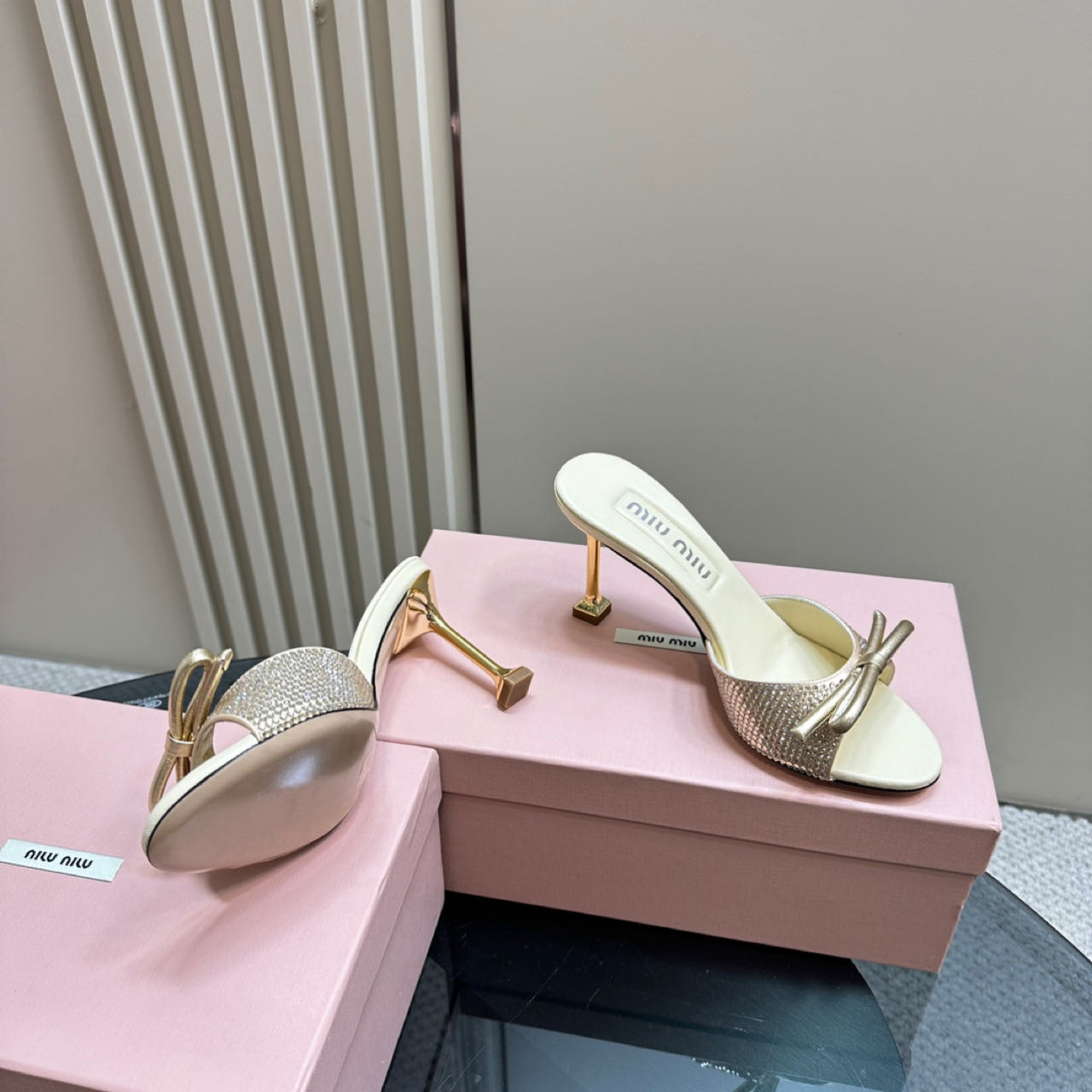 Miu Miu Satin Sandals - PerfectKickZ