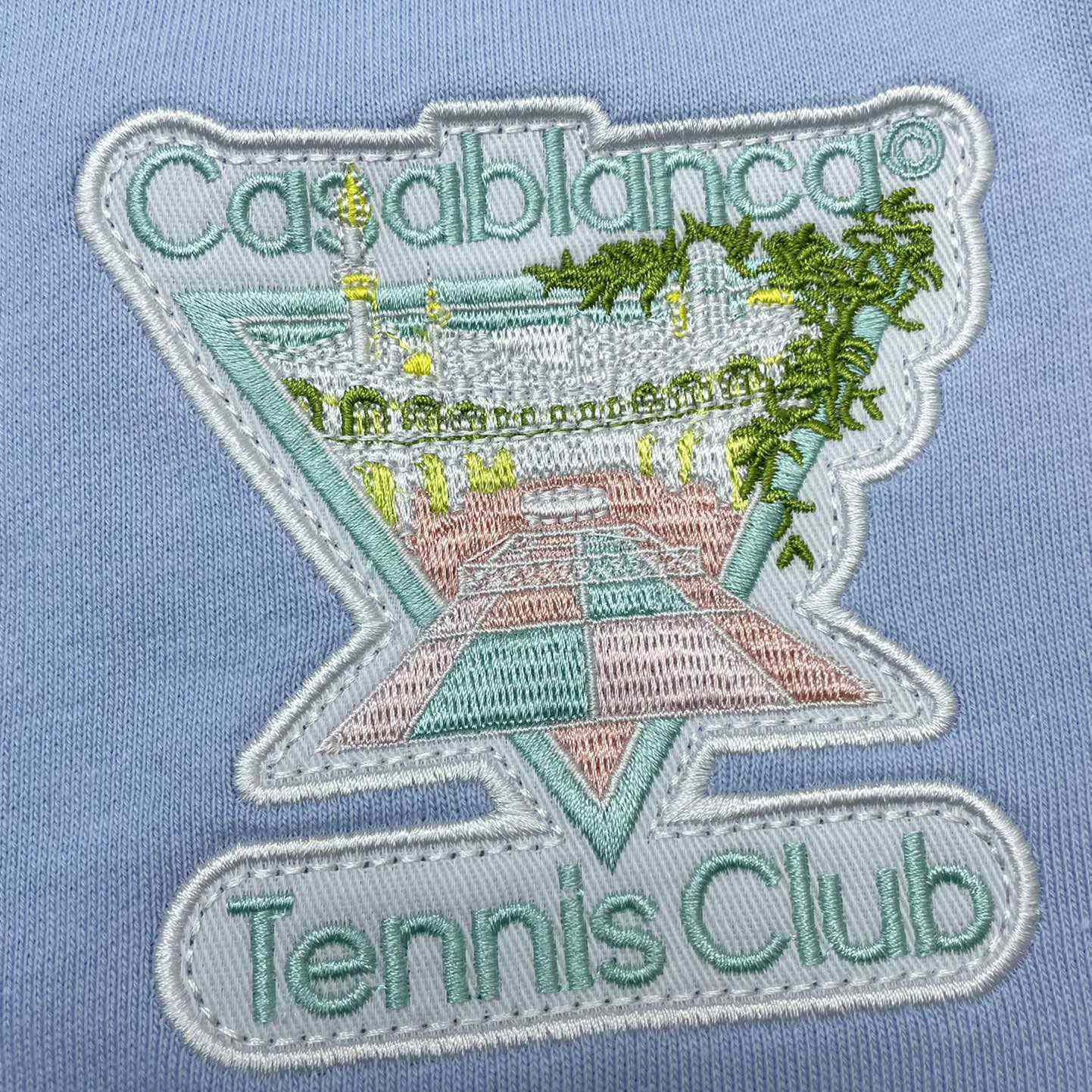 Casablanca Tennis Club Icon-appliqué Shorts    c724 - PerfectKickZ