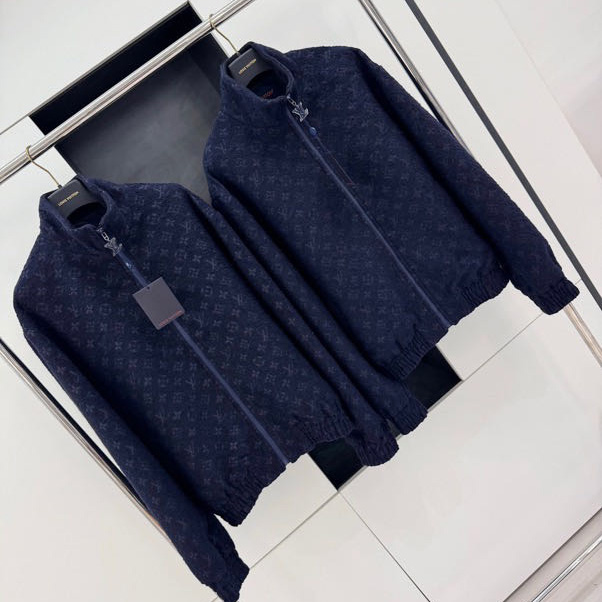 Louis Vuitton Monogram Wool Bouclette Zipped Blouson - PerfectKickZ