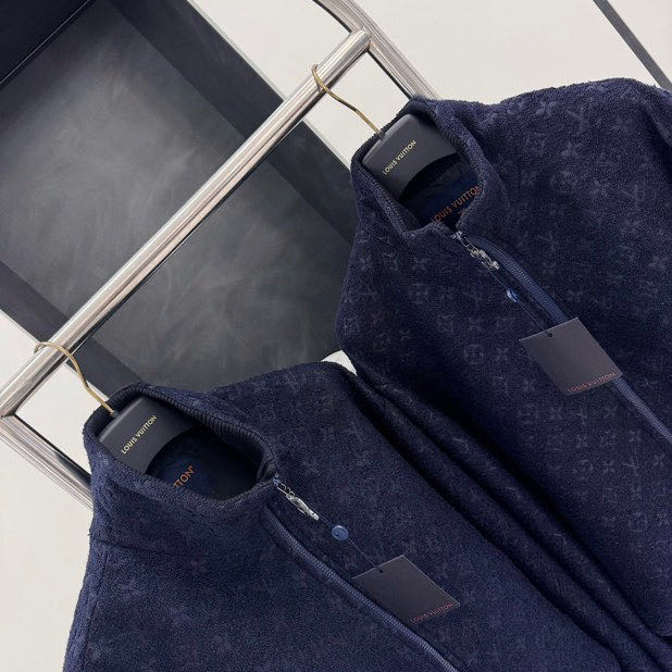 Louis Vuitton Monogram Wool Bouclette Zipped Blouson - PerfectKickZ