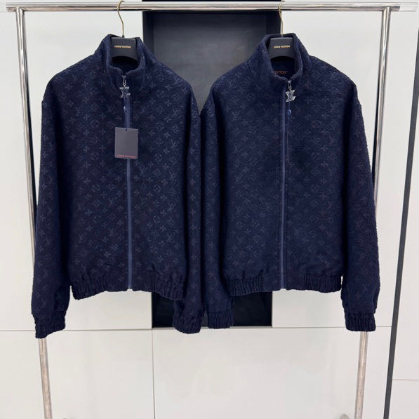 Louis Vuitton Monogram Wool Bouclette Zipped Blouson - PerfectKickZ