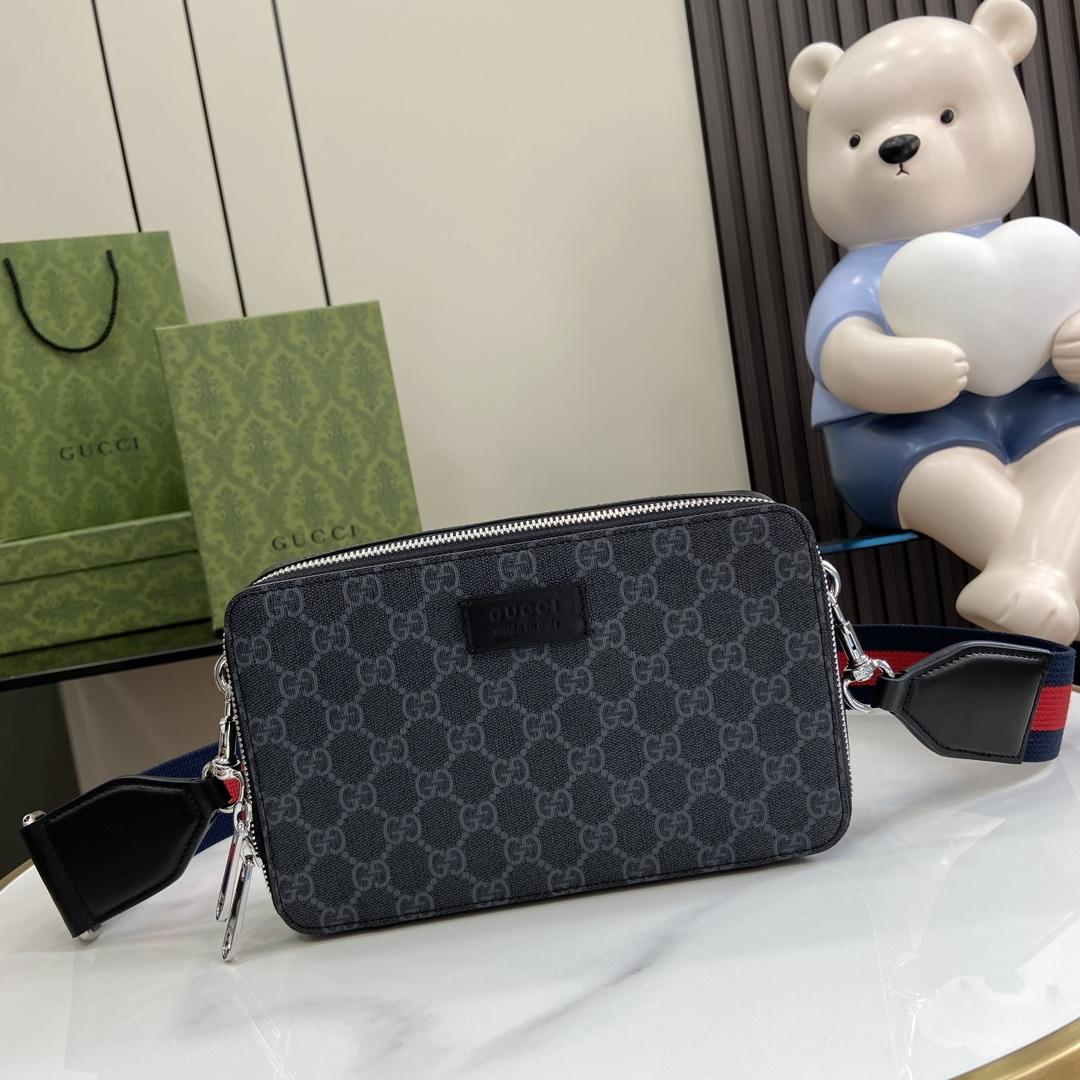 Gucci GG Supreme Mini Shoulder Bag - PerfectKickZ