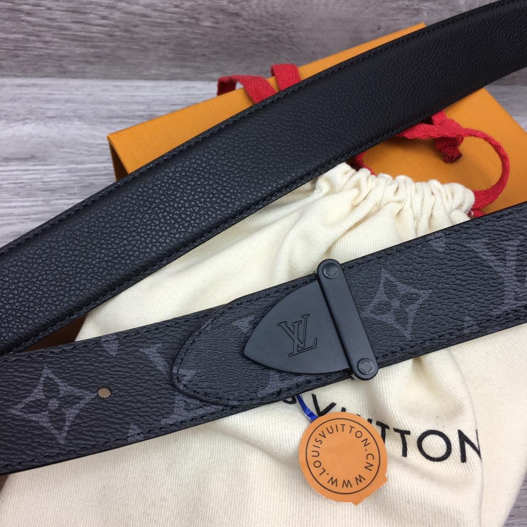 Louis Vuitton LV Trunk 35mm Reversible Belt - PerfectKickZ