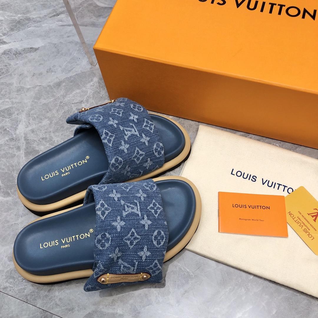 Louis Vuitton Pool Pillow Flat Comfort Mule     1ACJVH - PerfectKickZ