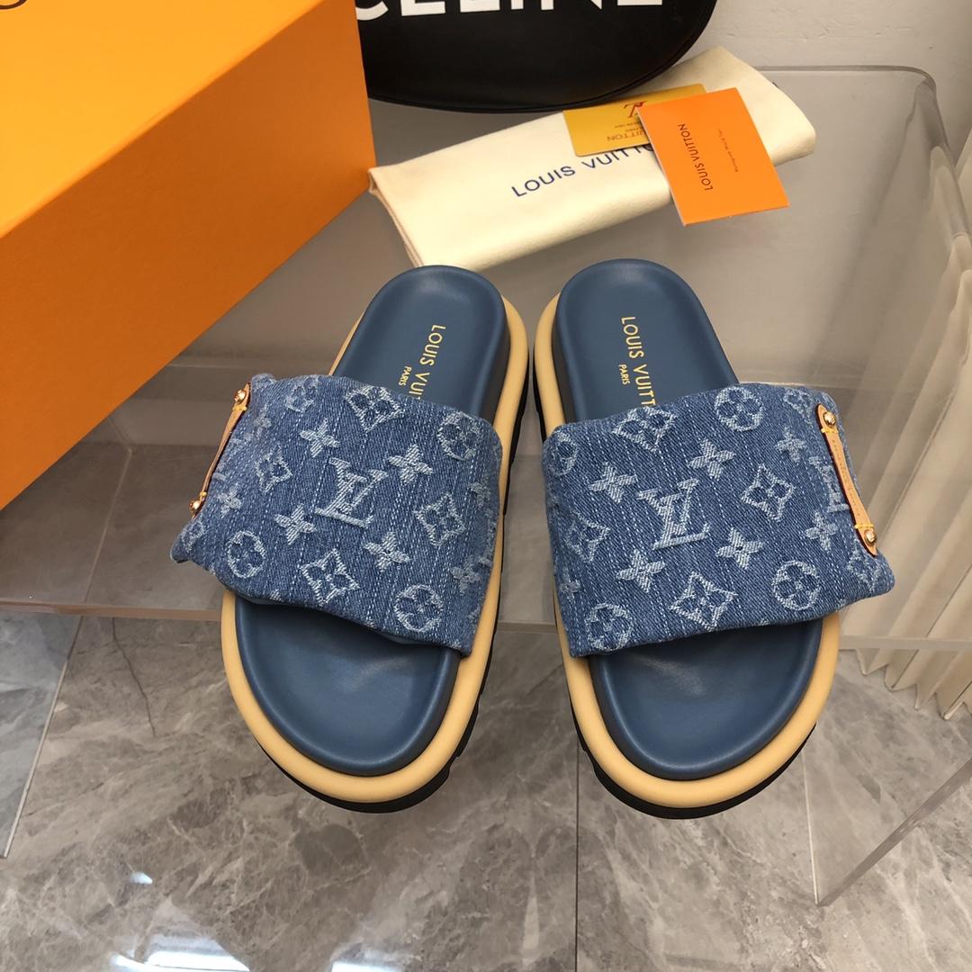 Louis Vuitton Pool Pillow Flat Comfort Mule     1ACJVH - PerfectKickZ