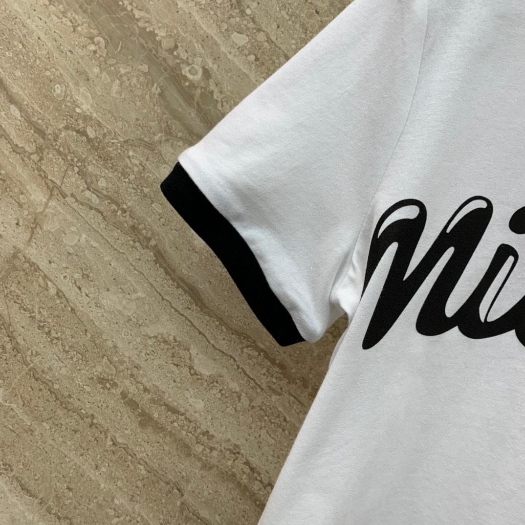 Miu Miu Logo-Printed Cropped T-Shirt - 