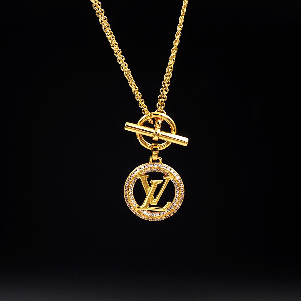 Louis Vuitton Louise Tresor Necklace   M01512 - PerfectKickZ