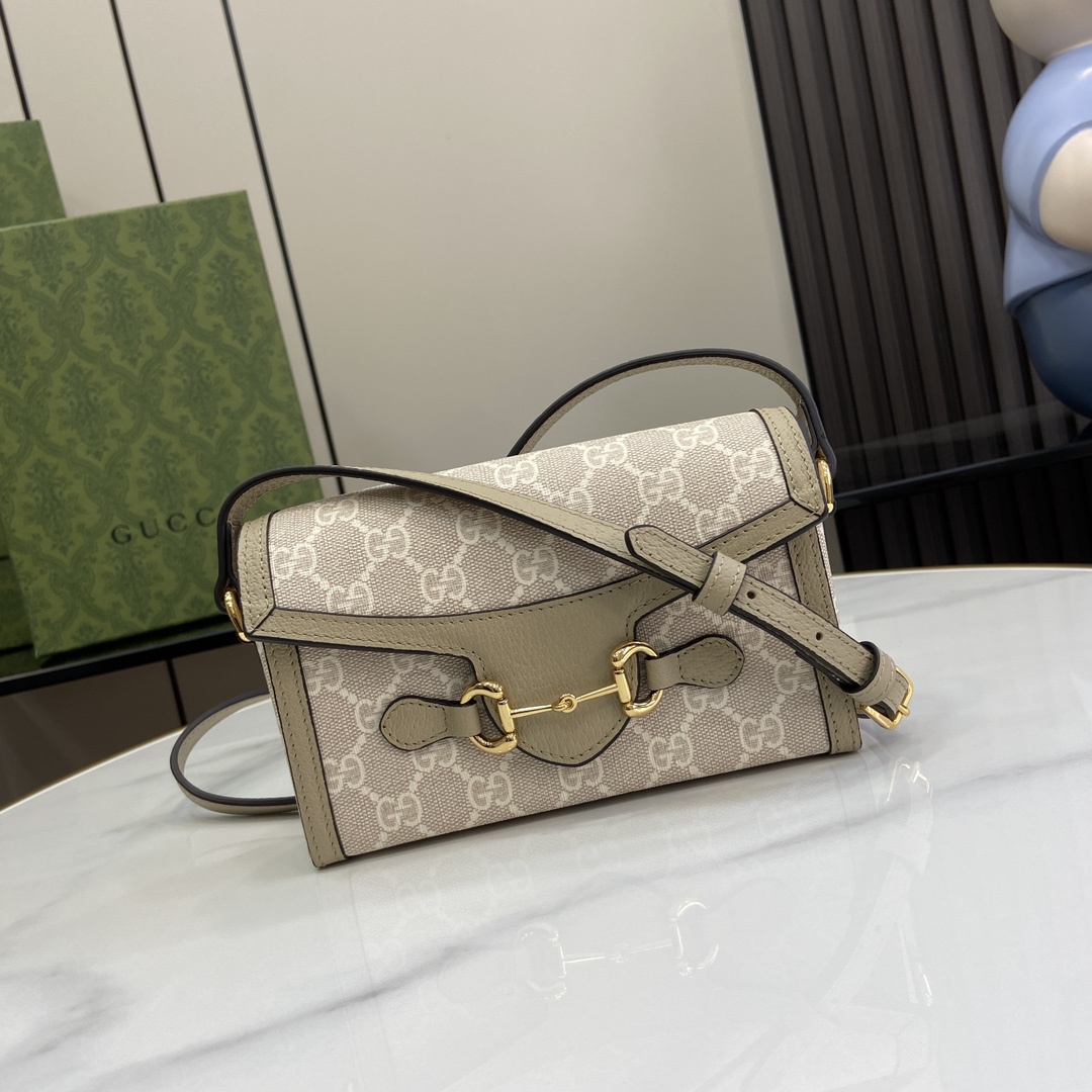 Gucci Horsebit 1955 Mini Bag - PerfectKickZ