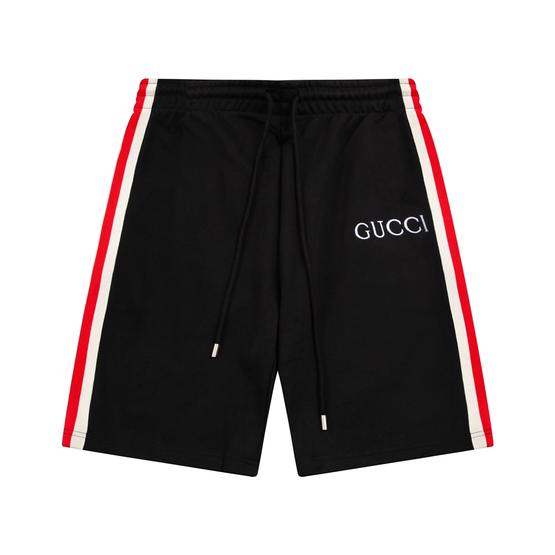 Gucci Cotton Shorts With Web - PerfectKickZ