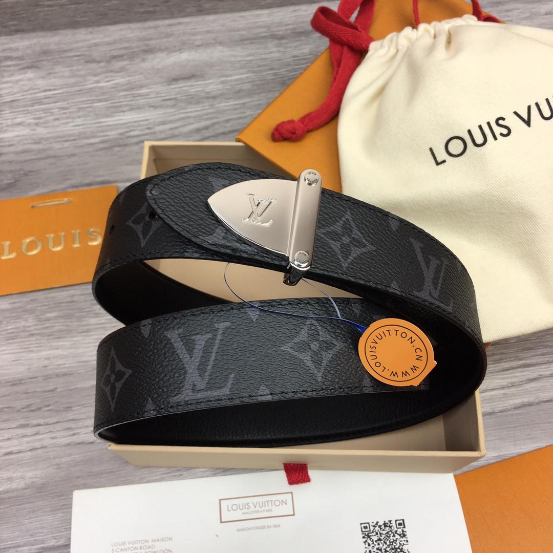 Louis Vuitton LV Trunk 35mm Reversible Belt - PerfectKickZ
