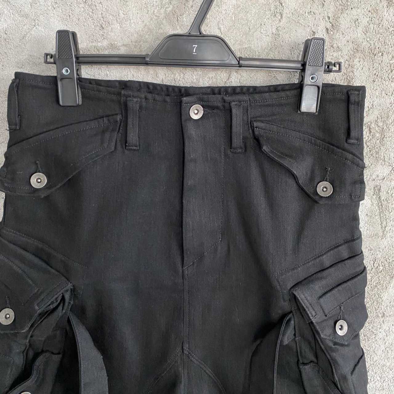 Julius Black Belt Cargo Pocket Shorts - PerfectKickZ