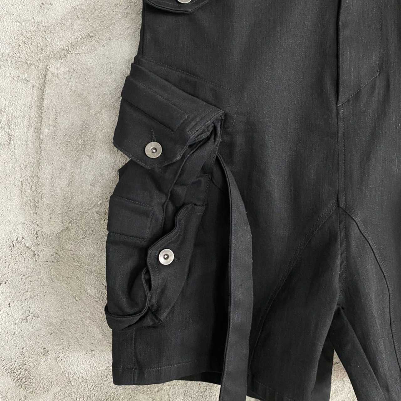 Julius Black Belt Cargo Pocket Shorts - PerfectKickZ
