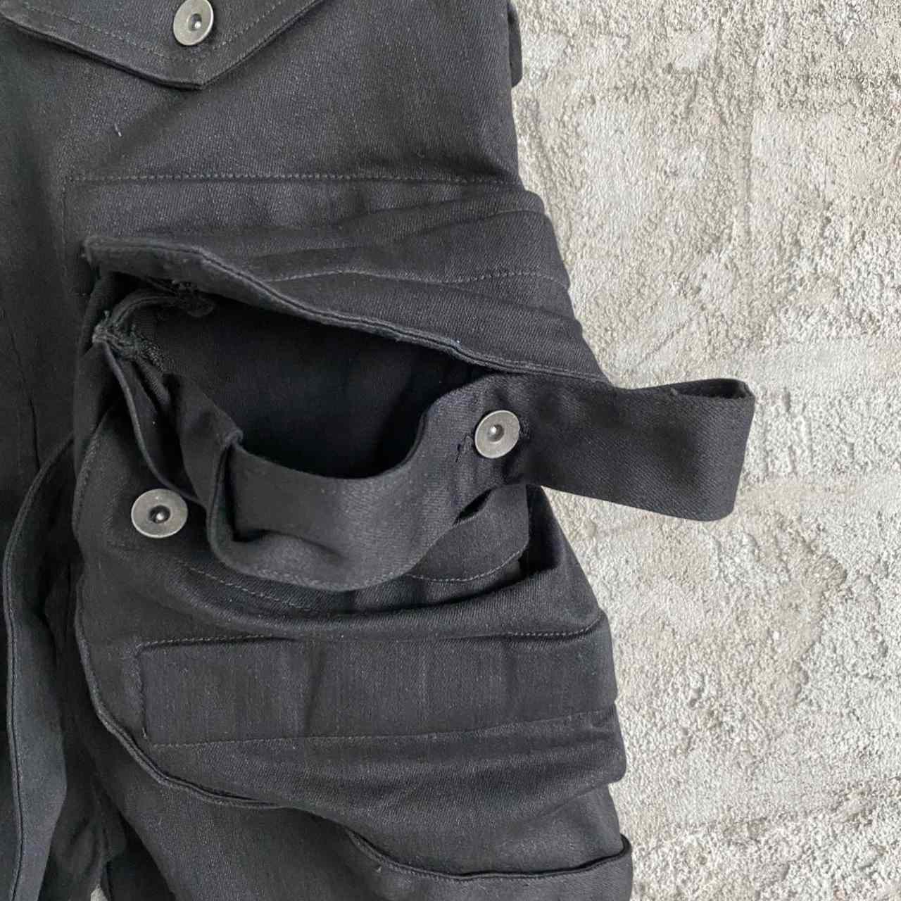 Julius Black Belt Cargo Pocket Shorts - PerfectKickZ