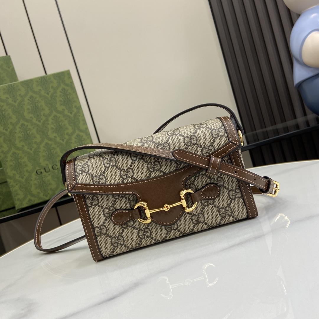 Gucci Horsebit 1955 Mini Bag - PerfectKickZ
