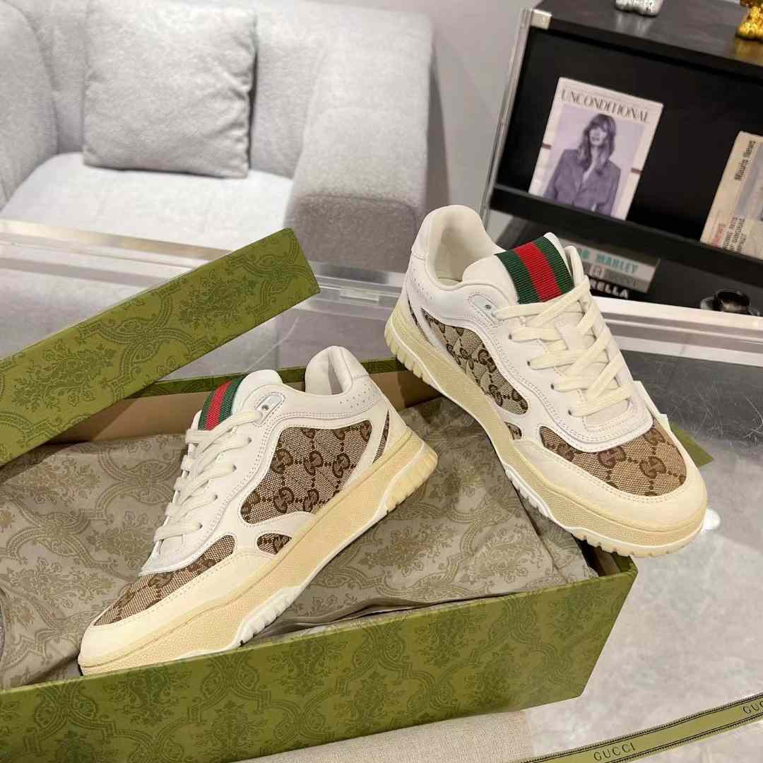Gucci Re-Web Trainers  - PerfectKickZ