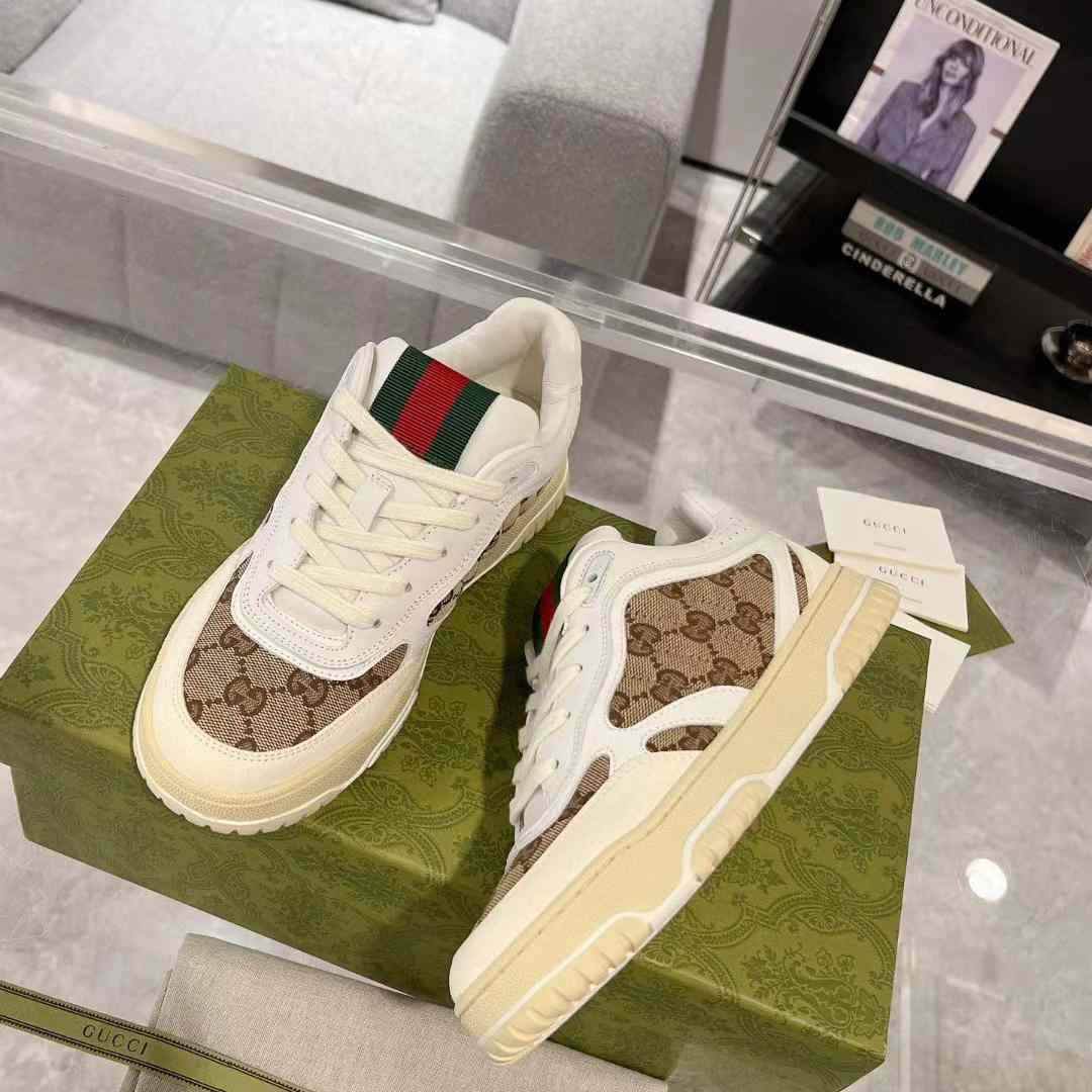 Gucci Re-Web Trainers  - PerfectKickZ