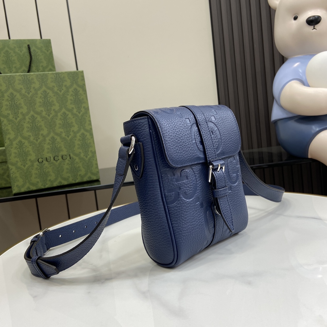 Gucci Jumbo GG Small Messenger Bag   - PerfectKickZ