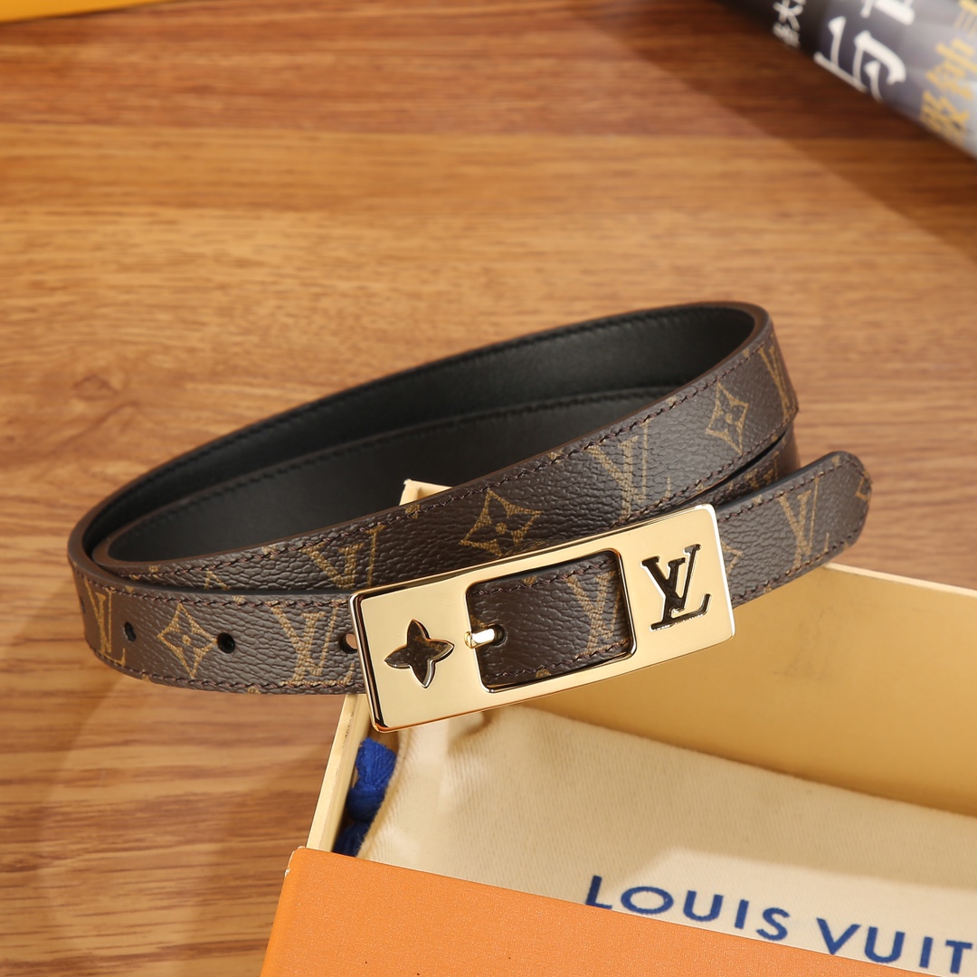 Louis Vuitton LV Duo 18MM Reversible Belt    M8296W - PerfectKickZ
