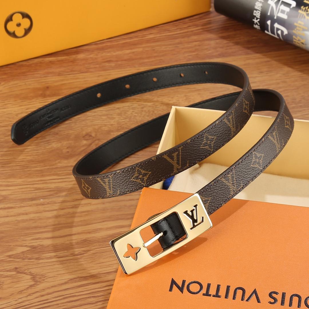 Louis Vuitton LV Duo 18MM Reversible Belt    M8296W - PerfectKickZ