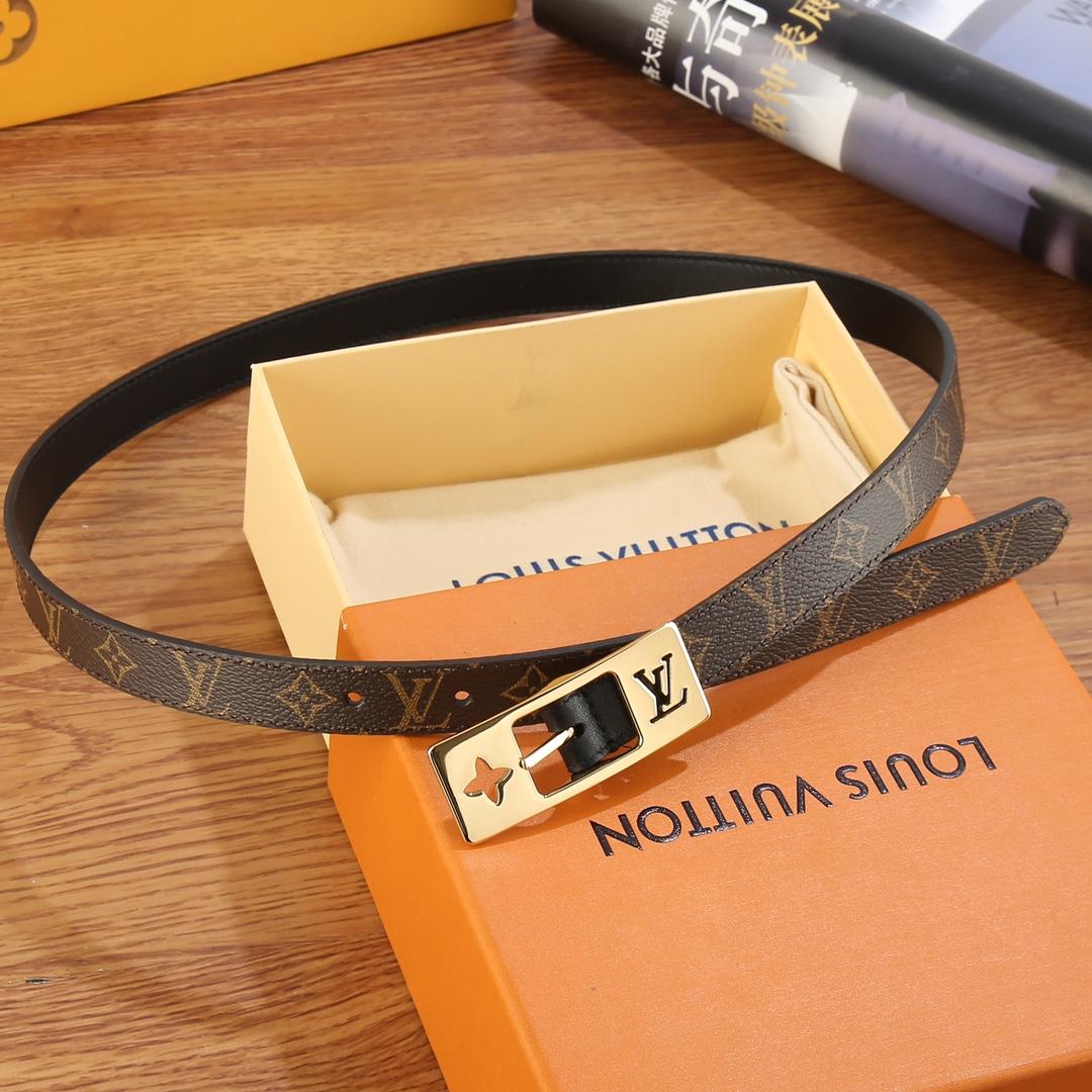 Louis Vuitton LV Duo 18MM Reversible Belt    M8296W - PerfectKickZ