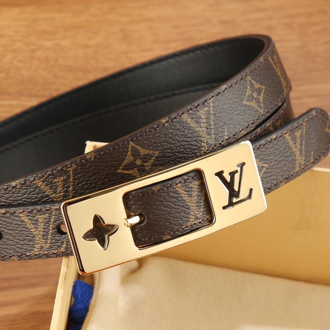 Louis Vuitton LV Duo 18MM Reversible Belt    M8296W - 